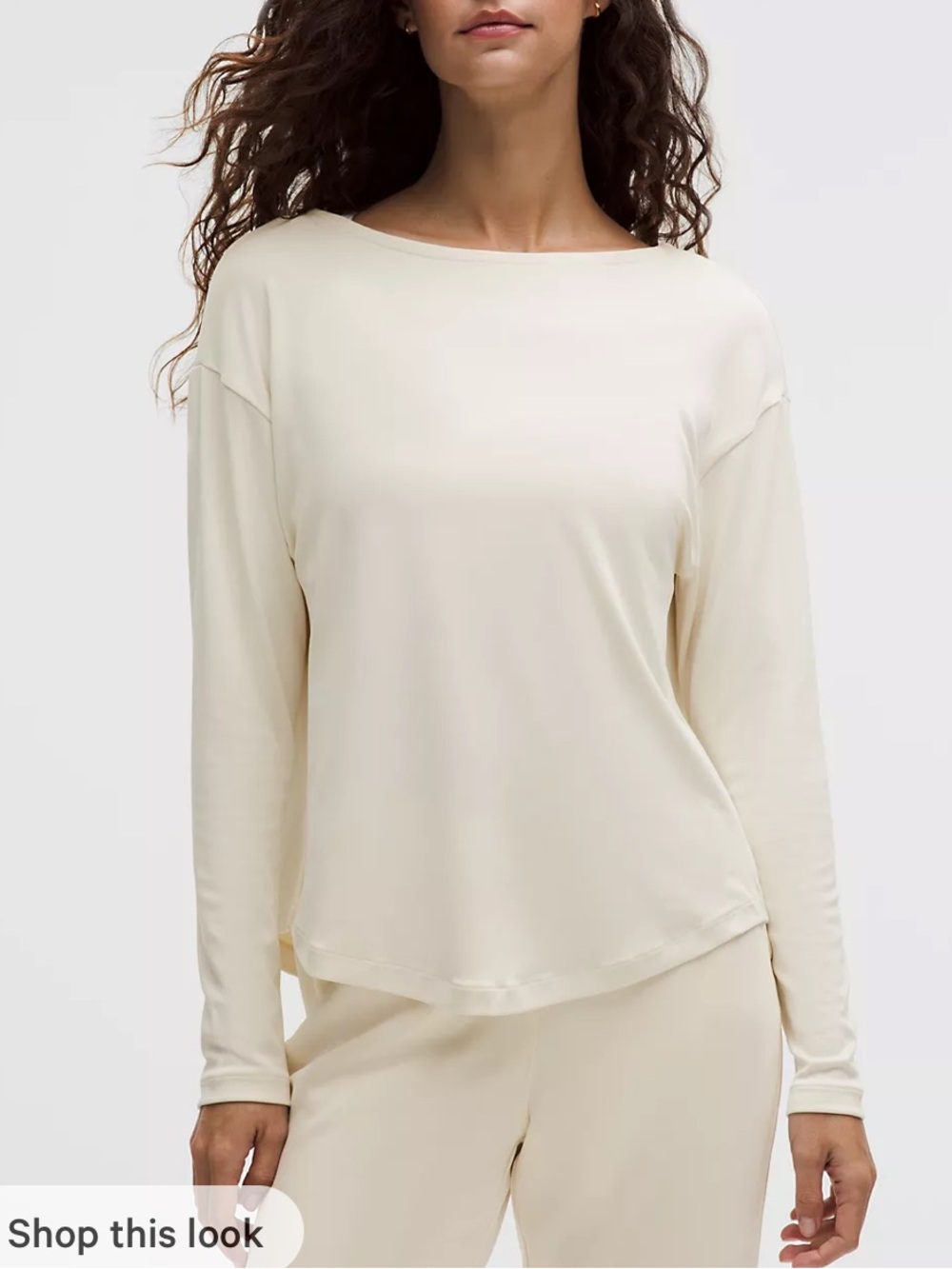 Lululemon White Pullover Size 04